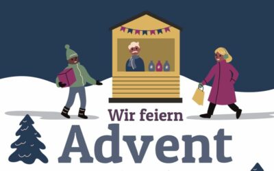 Adventsfeier am Martin-Luther-Haus am 20. Dezember