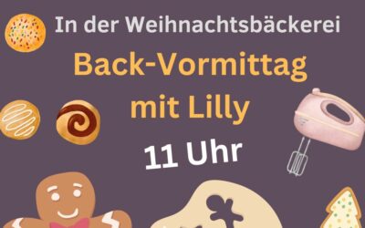 Back-Vormittag mit Lilly am 02. Dezember im Gemeindehaus Künsebeck