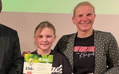3. Platz beim Wettbewerb „Zukunft gewinnt“ der GNU im Kreis Gütersloh