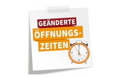 Gemeindebüro: Geänderte Öffnungszeiten