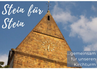 Stein für Stein – Gemeinsam für unseren Kirchturm