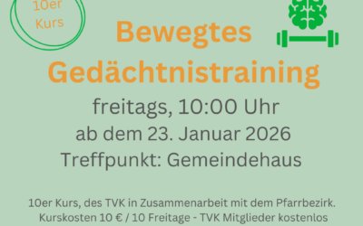 Gedächtnistraining für Seniorinnen und Senioren in Künsebeck
