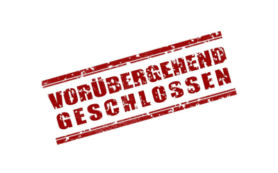 Gemeindebüro: Wegen Krankheit geschlossen